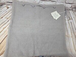 Care By Me Pillow Cover Handmade Knitted With Buttons NEW Cloudy Gray 50x50cm